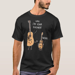 Ik ben je vader Ukulele Guitar Music Vader's T-shirt