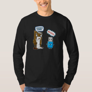 Ik ben je vader USB diskette IT Computer Geek T-shirt