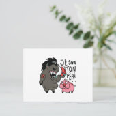 Ik ben je vader Warthog en varken Briefkaart (Staand voorkant)