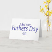 Ik ben je vaders dag cadeau kaart (Gele Bloem)
