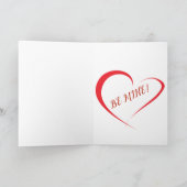 Ik ben je VALENTIJN SUNFLOWERS Feestdagen Kaart (Binnen)