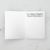 Ik ben je verjaardag met opzet niet vergeten - Kaa Kaart (Binnen)