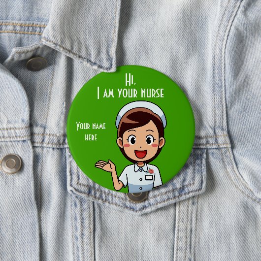 Ik ben je verpleeghuis, 4-inch Button (In situ)