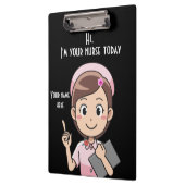 Ik ben je verpleegster vandaag 5 klembord (Links)