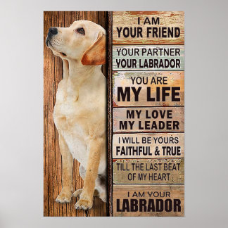 Ik ben je vriend - Home Decor Wall Art Poster