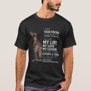 Ik ben je vriend, je partner, je AMPersonenhuismoe T-shirt