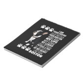 Ik ben je vriend, je partner, je Boston Terrier Notitieblok (Linkerzijde)