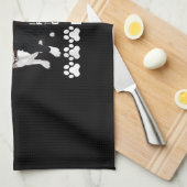 Ik ben je vriend, je partner, je Boston Terrier Theedoek (Quarter Fold)