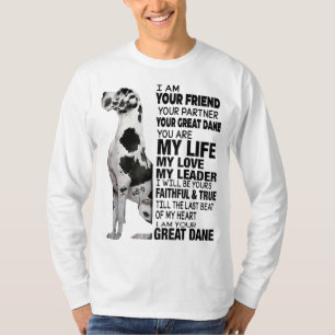 Ik ben je vriend, je partner, je geweldige deen t-shirt