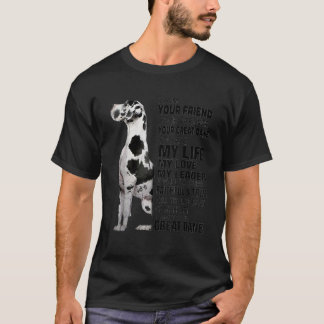 Ik ben je vriend, je partner, je geweldige deen t-shirt