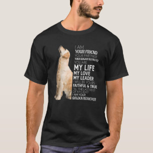 Ik ben je vriend, je partner, je gouden retour t-shirt