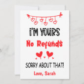 Ik ben je vriend van Valentijnse  Feestdagenkaart (Voorkant)