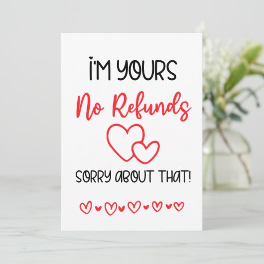 Ik ben je vriend van Valentijnse  Feestdagenkaart (Staand voorkant)