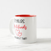 Ik ben je vriend van Valentijnse Tweekleurige Koffiemok (Voorkant links)