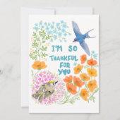 Ik ben je zo dankbaar bedankkaart (Voorkant)