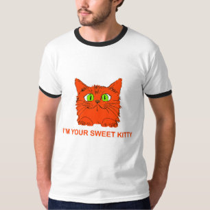 Ik ben je zoete katje - Rode Kat door kunstenaar L T-shirt
