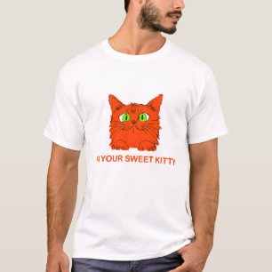 Ik ben je zoete katje - Rode Kat door kunstenaar L T-shirt