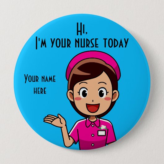 Ik ben je zuster vandaag Ronde Button (Voorkant)