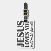 Ik ben Jezus Favoriet Bagagelabel (Voorkant verticaal)