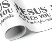 Ik ben Jezus Favoriet Cadeaupapier (Rol Hoek)