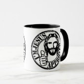 Ik ben Jezus goedgekeurde koffie Mok (Voorkant rechts)