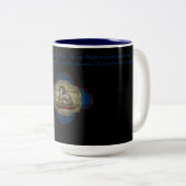 "Ik ben Jezus Kleine Lamb" #1 Tweekleurige Koffiemok (Voorkant rechts)