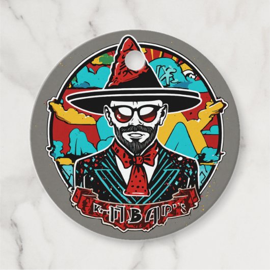 Ik ben jinnias' bedankjes labels (Voorkant)