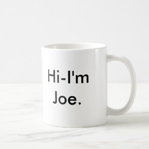 Ik ben Joe. Koffiemok