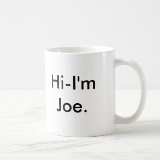 Ik ben Joe. Koffiemok