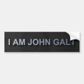 Ik ben John Galt Bumpersticker (Voorkant)
