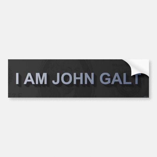 Ik ben John Galt Bumpersticker (Voorkant)