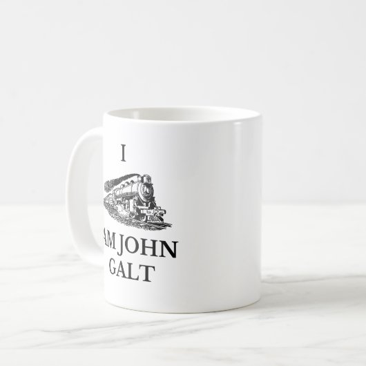 IK BEN JOHN GALT KOFFIEMOK (Voorkant links)
