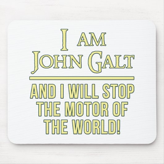 Ik ben John Galt Muismat (Voorkant)