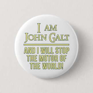 Ik ben John Galt Ronde Button 5,7 Cm