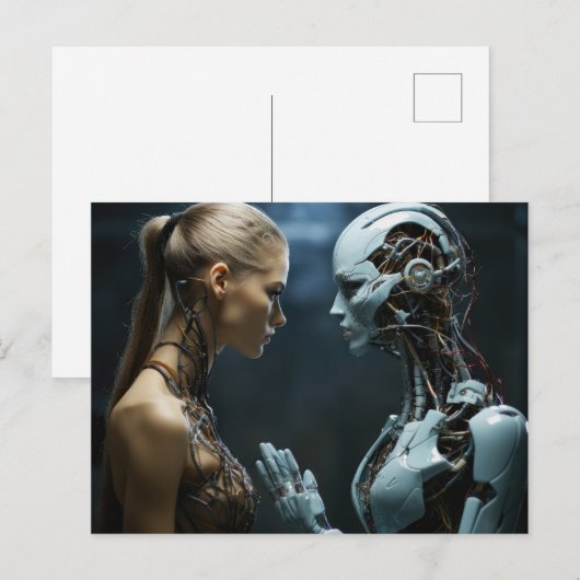 Ik ben jou, zoals jij mij bent briefkaart (Voorkant / Achterkant)