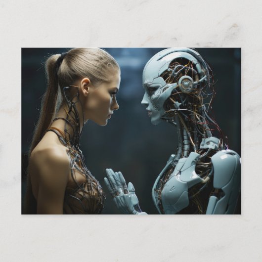 Ik ben jou, zoals jij mij bent briefkaart (Voorkant)