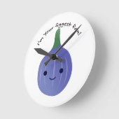 Ik ben jouw figuurste ventilatorvijg ronde klok (Hoek)