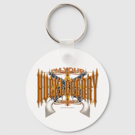Ik ben jouw Huckleberry Sleutelhanger (Voorkant)