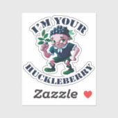 Ik ben jouw Huckleberry Sticker (Vel)
