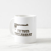 Ik ben jouw Huckleberry Western Pistool Koffiemok (Voorkant links)