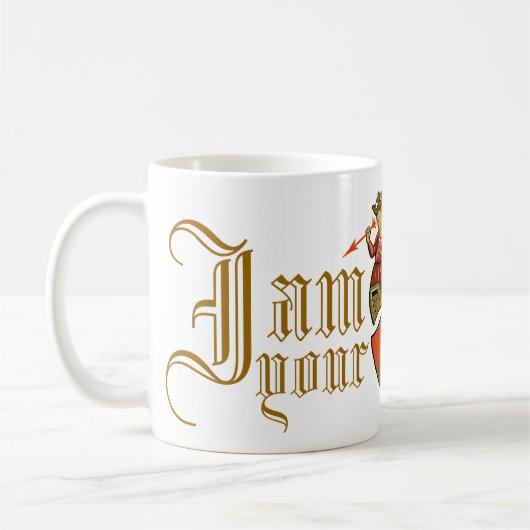 Ik ben jouw koningin. koffiemok (Links)