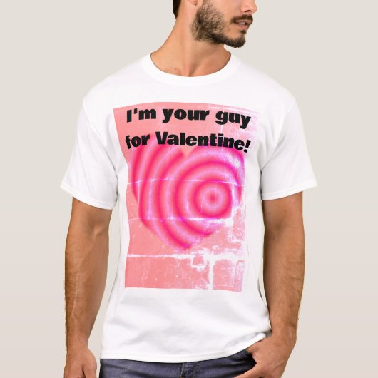 Ik ben jouw man voor Valentijn T-shirt (Voorkant)