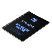 Ik ben "Jouw naam" maar je kunt me Geweldige noeme Notitieboek (Linkerzijde)