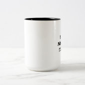 Ik ben [JOUW NAAM]'S KOFFIE-mok () Tweekleurige Koffiemok (Center)
