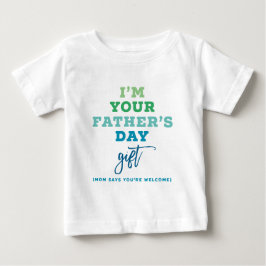 Ik ben jouw Vaderdag cadeau Blauwe Typografie Grap
