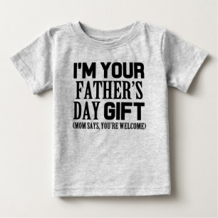 Ik ben jouw Vaderdag Gift, grappig baby shirt