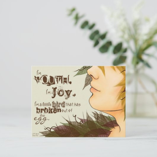 Ik ben Joy Briefkaart (Staand voorkant)