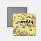 Ik ben Joy waardig Magneet (Voorkant / Achterkant)