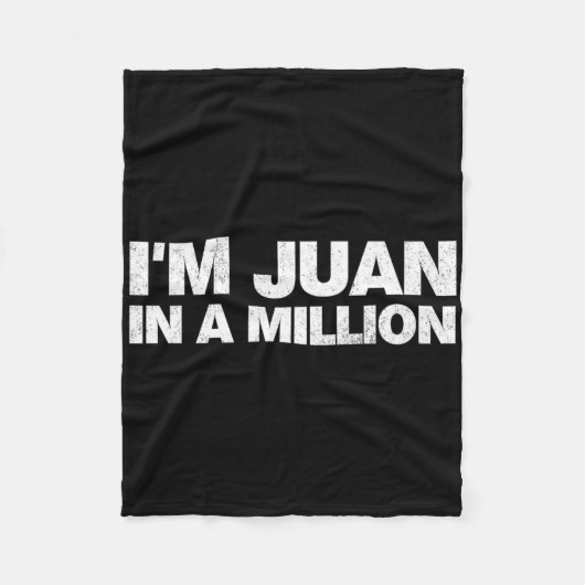 Ik ben Juan In A Million Cinco De Mayo Mexicaanse  Fleece Deken (Voorkant)