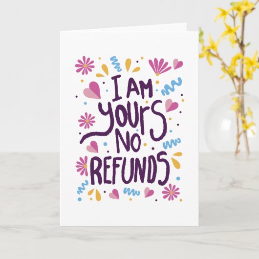 Ik ben jullie geen restitutie kaart (Gele Bloem)